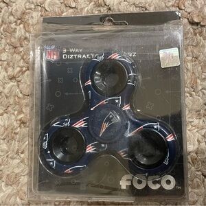 NFL NE Patriots Fidget Spinner.  New In Box